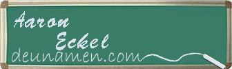 Aaron Eckel Visitenkarte